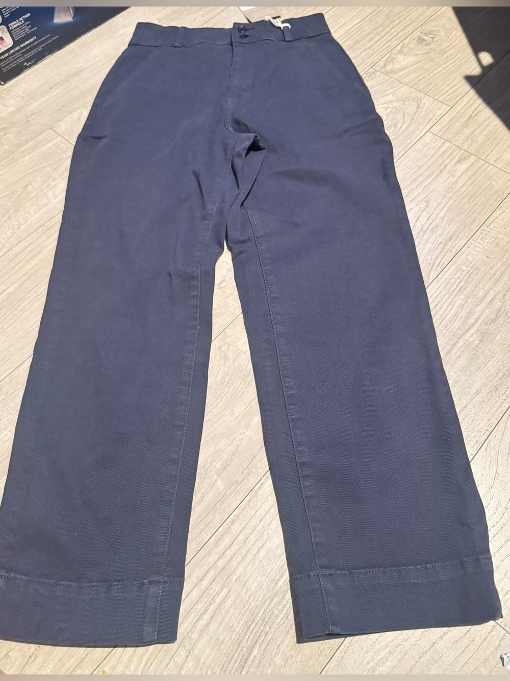 Everlane Organic Cotton NEW Navy Straight Chinos NWT